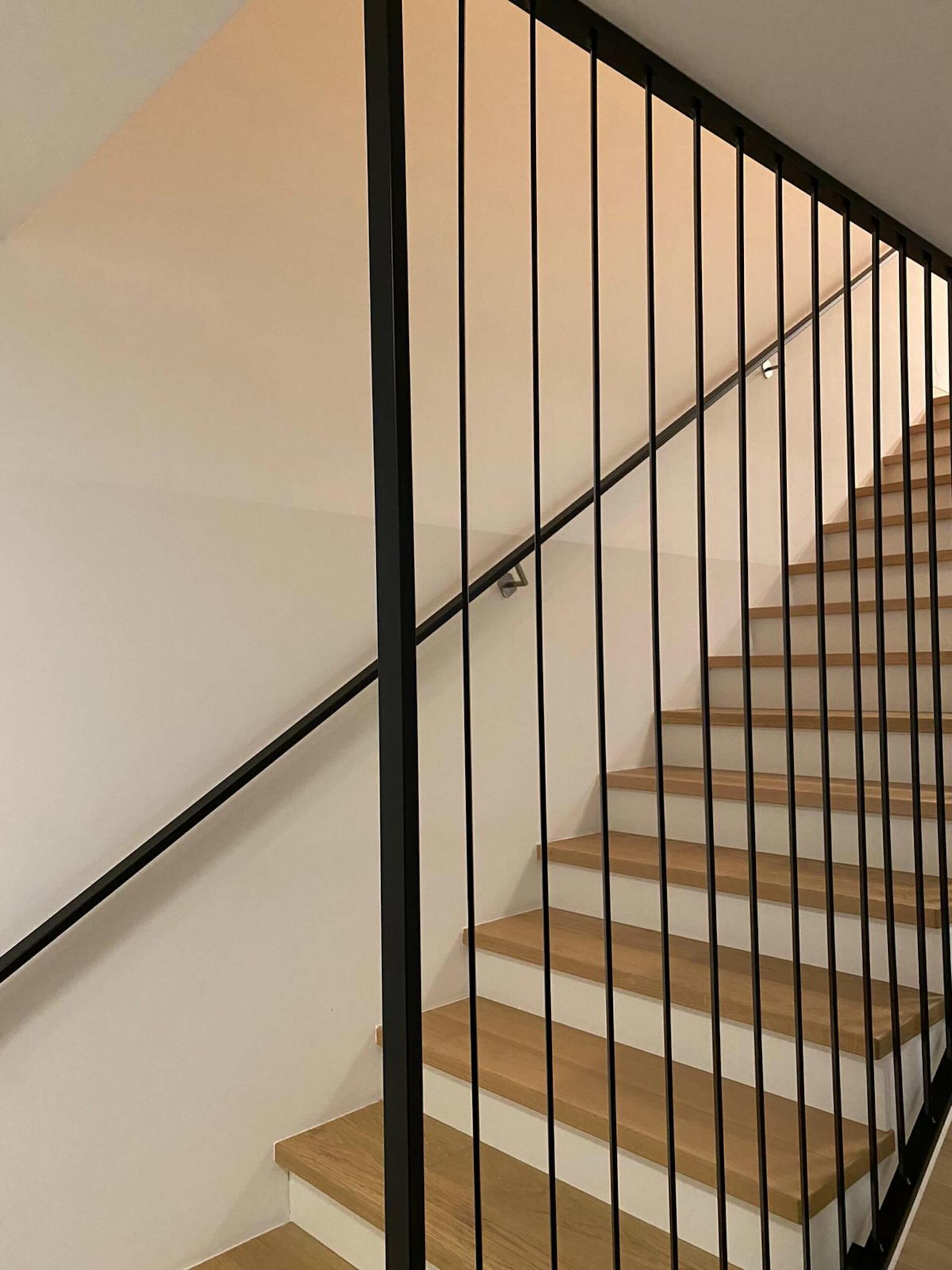 Schwarzes Eisen-Stiegengeländer